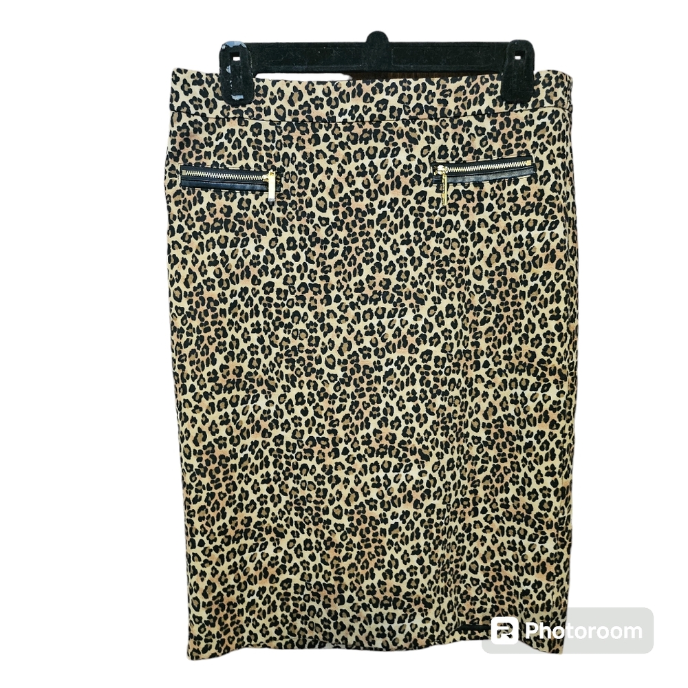 Dana Buchman Animal Print Skirt Size 4